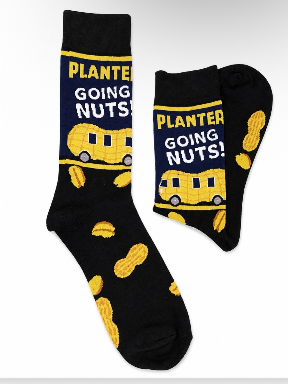Sockopath Planters Peanuts Crew Socks - Unisex